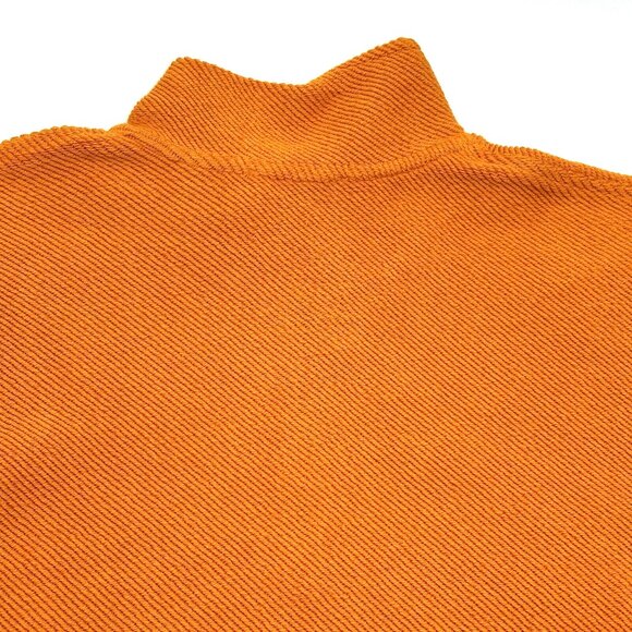 Ted Baker London Millom Men's Size 6/XXL Orange Textured Half Zip Jumper Sweater - Picture 11 of 14